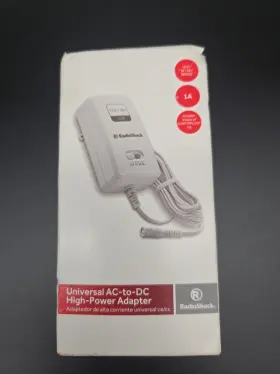 Radioshack 040293958596 Universal Ac - To Dc High-power Power Supply Adapter Fits All Adaptaplug 1 Amp