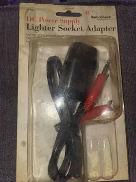 22-540 RADIOSHACK Power Supply Lighter Socket Adapter Banana