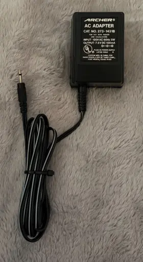 273-1431B RADIOSHACK Archer Radio Ac Adapter Cat