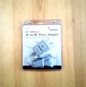 Radioshack 273-1763 6v 1800ma Ac-to-dc Power Adapter