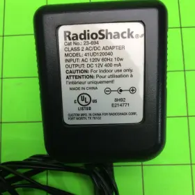 41UD120040 RADIOSHACK Power Adapter Cord #3