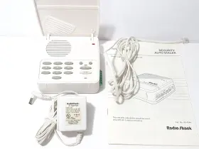 Radioshack 49-433b Radio Shack Security Auto Dialer 49-434 Used Tested 49-434b With Manual Adapter