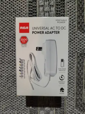 Rca Pad2500wz Pad2500 Universal Ac Power Adapter 3-12v 2500ma 7 Tips Multi Voltage Charger Rca Pad2500wz Pad2500 Universal Ac Power Adapter 3-12v 2500ma 7 Tips Multi Voltage Charger
