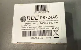 Rdl 714067844636 Radio Design Labs Ps-24as Power Supply 24vdc .5 Amp New