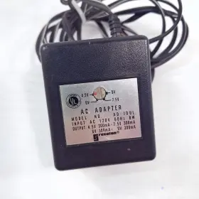 Recoton Ad-10ul Vintage Ac Adapter Multiple Volt Voltage Plug In Power Supply