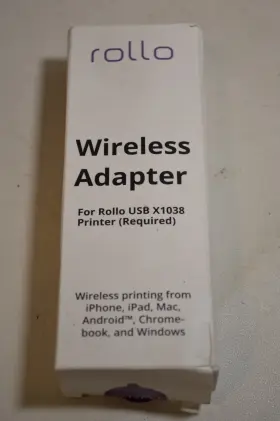 Rollo 646791961269 Authentic Oem Wireless Adapter For Usb X1038 Printer