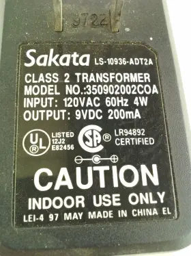350902002COA SAKATA Transformer