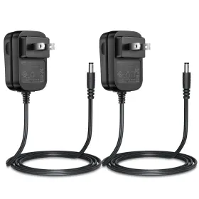 Security-01 700161529128 Ac To Dc 6v 1a Power Supply Adapter Plug 5.5mm X 2.1mm Ul Listed Pack Of 2