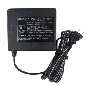Sharp Aa-3500 Ac Adapter Power Supply Aa3500 14v 2a Oem Vintage Japan Untested 214661
