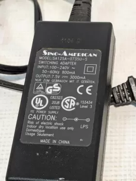 SA125A-0735U-S SINO-AMERICAN Switching Adapter