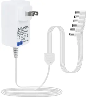 Solsinsy Solsinsy-045001000 4.5v Power Adapter For Lemax Lighted Accessory 94563 94564 74707 74295 White