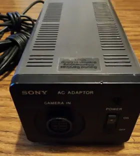 CMA-100 SONY Ac Power Adaptor Camara Pin Betamax Female #2