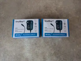 Soulbay X001kwl1ul Lot Of 2 Uc05u 12v Power Supply Universal Ac Dc Adapter Charger Ulc-14