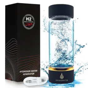 Sphydvita Sph01 Hydrogen Water Bottle 3min Rapid High Content Alkaline Usb-c