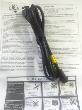 OP1500KS STEVE SILVER Levin Power Cord Adaptor Cable Sofa
