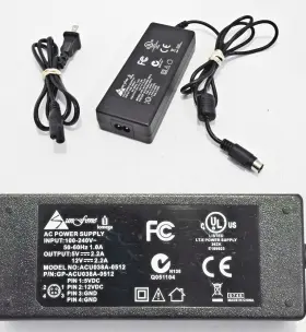 Sunfone Acu038a-0512 Original Ac Power Supply Charger 12v 4 Pin Din With Pc