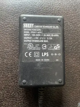 Sunny Computer Technology Sys2011-6016 Power Cord