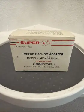 Super Star Apa-39350nl Multiple Ac-dc Adaptor W Led Indicator - European Plug Super Star Apa-39350nl Multiple Ac-dc Adaptor W Led Indicator - European Plug
