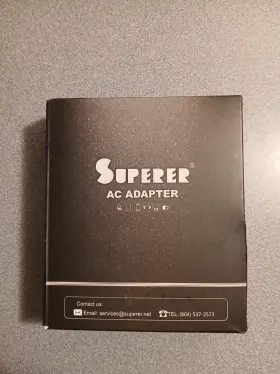 Superer 10869009 Ac Adapter Model No. S00060-f Open Box Never Used