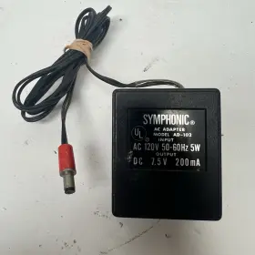 K25V059250U SYMPHONIC Ac Adapter Vdc
