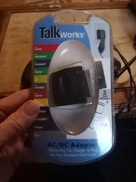 Talk Works 705954750017 Ac/dc Adapter Fits All Phones Nokia Motorola Samsung Nextel Lg Etc
