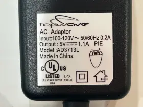 AD371L TAPWAVE Zodiac Ac Adapter Handheld Console