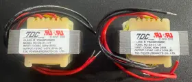 Tdc Power Products Da-21-12t 2 New Transformers 120v Input 12v 1.67amp Output Class