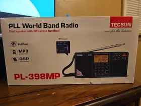 PL-398MP TECSUN Pll Dsp Am Fm Shortwave Dual Speaker Radio Sd