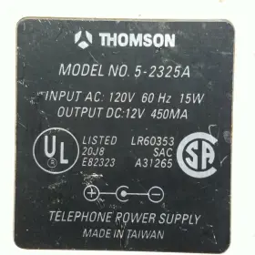 5-2325A THOMSON Ac Power Adapter Charger