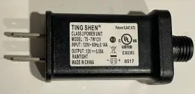 Ting Shen Ts-7w12v Class 2 Power Unit Raintight 12v 0.58a -tested