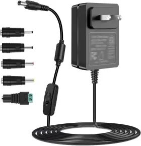 445000801821 TKDY Power Supply Ac Adapter Cord Switch