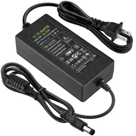 Tobwolf 704619064193 Dc 12v 3a Power Adapter Us Plug 4.6ft Cord 36 Watt Ac 100240v To 12volt