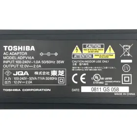 SD-KP19 TOHSIBA Ac Power Supply Adapter #2 SD-KP19 TOHSIBA Ac Power Supply Adapter #2