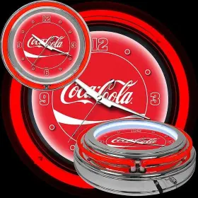 COKE-1400-DR-W TRADEMARK GLOBAL LLC Coca Cola Neon Clock Cave