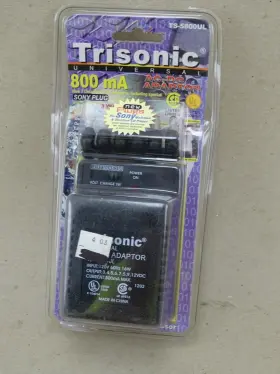 Trisonic Ts-5800ul 800ma 3-12v Ac/dc Power Adapter Trisonic Ts-5800ul 800ma 3-12v Ac/dc Power Adapter