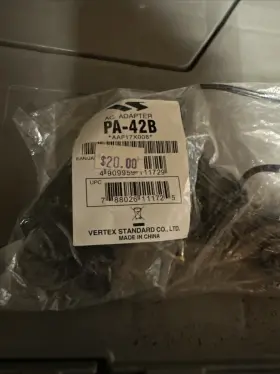 Vertex Standard Pa-42b Ac Adapter New