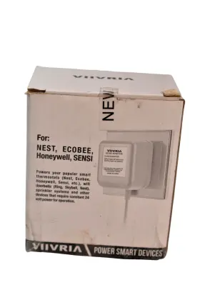 Viivriv X004ci107t 24v Ac Power Adapter For Nest Ecobee Honeywell Sensi White Open Box