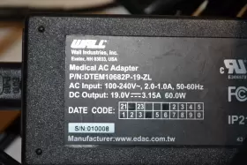 DTEM10682P-19-ZL WALL INDUSTRIES Ac Medical Power Supply #2