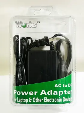 Works 658580110024 Ac To Dc Power Adapter For Laptops And Other Electronic Devices 12v 4 Pin