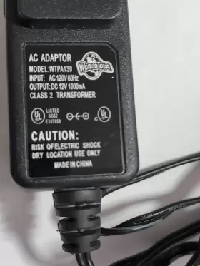 WTPA130 WORLD TOUR Ac Adaptor Transformer #2