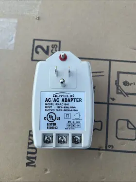 Wuyelin Ps-ac1640 Ac/ac Adapter Ip 120v-60hz 60va Op 16.5v-2420ma 40va