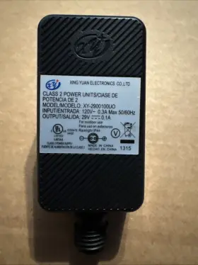 Xing Yuan Xy-2900100uo 29v 0.1a Power Adapter For Decorative Lighting