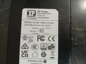 Xp Power Ves120ps24 Ac/dc Supply 24vdc 5a 24v Desk Top Adapter