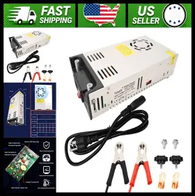Yaheeda 4e-mbwa-ekff 110v Ac To 12v Dc Converter Power Supply 600w 50a For Rv Pump Led Strip