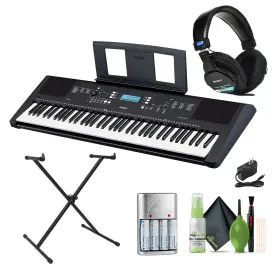 Yamaha Psrew310safh Ag2-1 Psr-ew310 76-key Touch-sensitive Portable Keyboard With Adapter And Stand