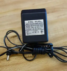 Yng Yuha Yp-012 9v 500ma Dc Power Supply Adapter Wall Wort Free Shipping Ad-0950