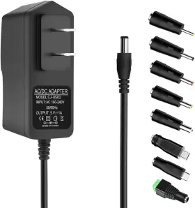 Yoofone Yf-5v1a-bk 5v 1a Power Supply 5w Ac/dc Wall Adapter Ac 100-240v 50/60hz To Dc 5 Black