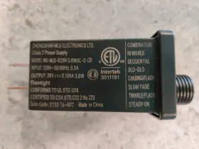 Zhongshan Mls-d29v3.6wuc-0 Mls-d29v3.6wuc-o 29v .124a Class 2 Raintight Power Supply Christmas