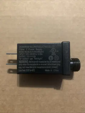 Zhongshan Mls Mls-d12v3.6wud-0 Class 2 Power Supply Raintight 12v 0.3a Tested