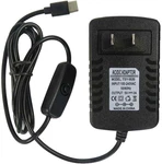 Devmo Raspberry Pi 4b Power Supply, Ac Adapter 5v 3a Usb-c Type-c With Switch Bu. Fixed Price $17.27.